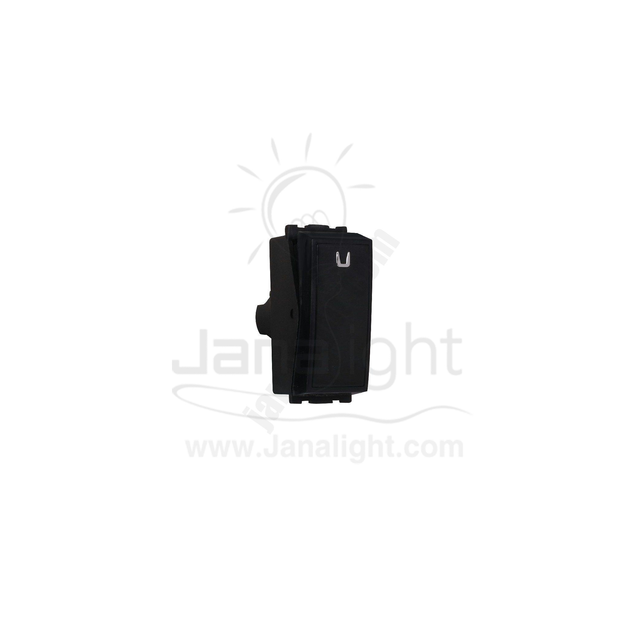 مفتاح ديفاتير اسود Sanshe Two-Way Black Switch Sanshe